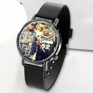 Onyourcases Tupac Shakur and E 40 Custom Watch Awesome Top Unisex Black Classic Plastic Quartz Watch for Men Women Premium with Gift Box Watches