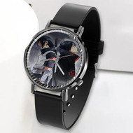 Onyourcases Uchiha Sasuke and Itachi Naruto Shippuden Custom Watch Awesome Top Unisex Black Classic Plastic Quartz Watch for Men Women Premium with Gift Box Watches
