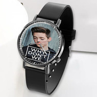 Onyourcases Why Don t We Zach Herron Custom Watch Awesome Top Unisex Black Classic Plastic Quartz Watch for Men Women Premium with Gift Box Watches
