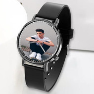 Onyourcases Zach Herron Why Don t We Custom Watch Awesome Top Unisex Black Classic Plastic Quartz Watch for Men Women Premium with Gift Box Watches