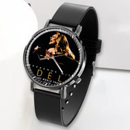 Onyourcases Adele 2023 World Tour Custom Watch Awesome Unisex Top Brand Black Classic Plastic Quartz Watch for Men Women Premium with Gift Box Watches