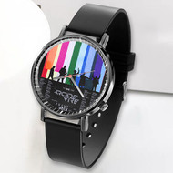 Onyourcases Arcade Fire Tour 2022 Custom Watch Awesome Unisex Top Brand Black Classic Plastic Quartz Watch for Men Women Premium with Gift Box Watches