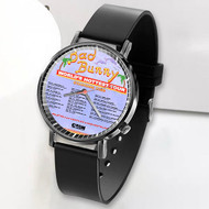 Onyourcases Bad Bunny World s Hottest Tour 2022 Custom Watch Awesome Unisex Top Brand Black Classic Plastic Quartz Watch for Men Women Premium with Gift Box Watches