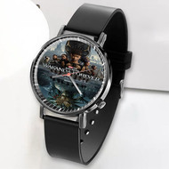 Onyourcases Black Panther Wakanda Forever Marvel Custom Watch Awesome Unisex Top Brand Black Classic Plastic Quartz Watch for Men Women Premium with Gift Box Watches