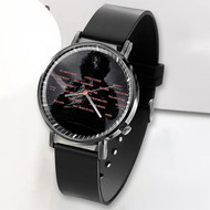 Onyourcases Brent Faiyaz Wasteland Custom Watch Awesome Unisex Top Brand Black Classic Plastic Quartz Watch for Men Women Premium with Gift Box Watches