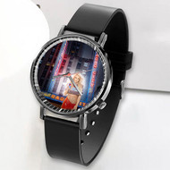 Onyourcases Britney Spears X Pepsi Custom Watch Awesome Unisex Top Brand Black Classic Plastic Quartz Watch for Men Women Premium with Gift Box Watches