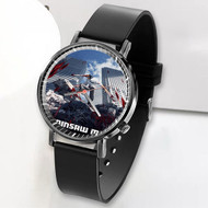 Onyourcases Chainsaw Man Anime Custom Watch Awesome Unisex Top Brand Black Classic Plastic Quartz Watch for Men Women Premium with Gift Box Watches