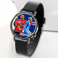 Onyourcases Costa Rica World Cup 2022 Custom Watch Awesome Unisex Top Brand Black Classic Plastic Quartz Watch for Men Women Premium with Gift Box Watches