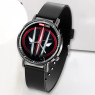 Onyourcases Deadpool 3 Custom Watch Awesome Unisex Top Brand Black Classic Plastic Quartz Watch for Men Women Premium with Gift Box Watches
