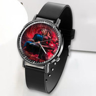 Onyourcases Doctor Strange In The Multiverse Of Madness Wanda Custom Watch Awesome Unisex Top Brand Black Classic Plastic Quartz Watch for Men Women Premium with Gift Box Watches