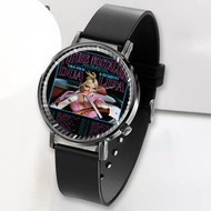 Onyourcases Dua Lipa Future Nostalgia Tour Custom Watch Awesome Unisex Top Brand Black Classic Plastic Quartz Watch for Men Women Premium with Gift Box Watches