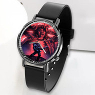 Onyourcases Eddie Munson Guitarist Custom Watch Awesome Unisex Top Brand Black Classic Plastic Quartz Watch for Men Women Premium with Gift Box Watches