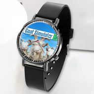 Onyourcases Goat Simulator 3 Custom Watch Awesome Unisex Top Brand Black Classic Plastic Quartz Watch for Men Women Premium with Gift Box Watches
