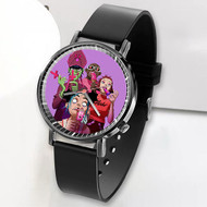 Onyourcases Gorillaz Cracker Island Custom Watch Awesome Unisex Top Brand Black Classic Plastic Quartz Watch for Men Women Premium with Gift Box Watches