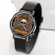 Onyourcases Gun N Roses Appetite For Destruction Custom Watch Awesome Unisex Top Brand Black Classic Plastic Quartz Watch for Men Women Premium with Gift Box Watches