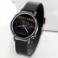 Onyourcases Guns N Roses Boston US Custom Watch Awesome Unisex Top Brand Black Classic Plastic Quartz Watch for Men Women Premium with Gift Box Watches