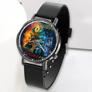 Onyourcases Iron Maiden Future Past Tour 2023 Custom Watch Awesome Unisex Top Brand Black Classic Plastic Quartz Watch for Men Women Premium with Gift Box Watches