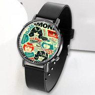 Onyourcases Ramones Vintage Custom Watch Awesome Unisex Top Brand Black Classic Plastic Quartz Watch for Men Women Premium with Gift Box Watches