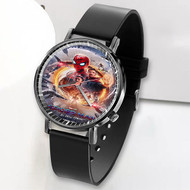 Onyourcases Spider Man No Way Home Doctor Strange Custom Watch Awesome Unisex Top Brand Black Classic Plastic Quartz Watch for Men Women Premium with Gift Box Watches