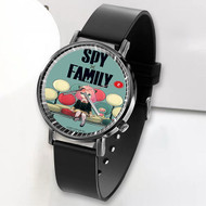 Onyourcases Spy X Family Custom Watch Awesome Unisex Top Brand Black Classic Plastic Quartz Watch for Men Women Premium with Gift Box Watches
