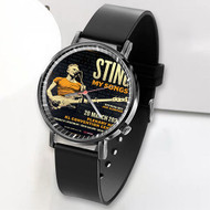 Onyourcases Sting 2023 Tour Custom Watch Awesome Unisex Top Brand Black Classic Plastic Quartz Watch for Men Women Premium with Gift Box Watches