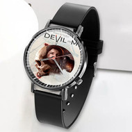 Onyourcases The Dark Pictures Anthology The Devil in Me Custom Watch Awesome Unisex Top Brand Black Classic Plastic Quartz Watch for Men Women Premium with Gift Box Watches