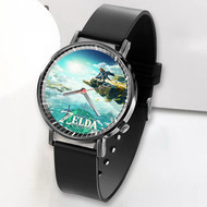 Onyourcases The Legend of Zelda Tears of the Kingdom Custom Watch Awesome Unisex Top Brand Black Classic Plastic Quartz Watch for Men Women Premium with Gift Box Watches
