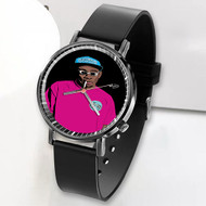 Onyourcases Tyler the Creator Art Custom Watch Awesome Unisex Top Brand Black Classic Plastic Quartz Watch for Men Women Premium with Gift Box Watches