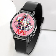 Onyourcases Uta One Piece Red Custom Watch Awesome Unisex Top Brand Black Classic Plastic Quartz Watch for Men Women Premium with Gift Box Watches