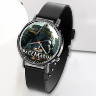 Onyourcases Warhammer 40 K Space Marine Custom Watch Awesome Unisex Top Brand Black Classic Plastic Quartz Watch for Men Women Premium with Gift Box Watches