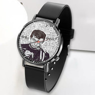 Onyourcases Alex Turner Quote Lyrics Custom Watch Awesome Unisex Black Top Brand Classic Plastic Quartz Watch for Men Women Premium with Gift Box Watches