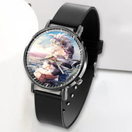 Onyourcases Asta Black Clover Sword of The Wizard King Custom Watch Awesome Unisex Black Top Brand Classic Plastic Quartz Watch for Men Women Premium with Gift Box Watches