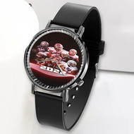 Onyourcases Atlanta Falcons NFL 2022 Squad Custom Watch Awesome Unisex Black Top Brand Classic Plastic Quartz Watch for Men Women Premium with Gift Box Watches