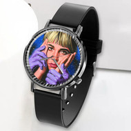 Onyourcases Beach Bunny Emotional Creature Custom Watch Awesome Unisex Black Top Brand Classic Plastic Quartz Watch for Men Women Premium with Gift Box Watches