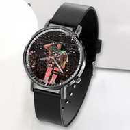 Onyourcases Billie Eilish Concert Custom Watch Awesome Unisex Black Top Brand Classic Plastic Quartz Watch for Men Women Premium with Gift Box Watches