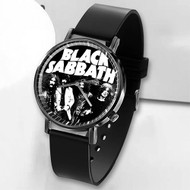 Onyourcases Black Sabbath Custom Watch Awesome Unisex Black Top Brand Classic Plastic Quartz Watch for Men Women Premium with Gift Box Watches