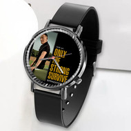 Onyourcases Bruce Springsteen Only The Strong Survive Custom Watch Awesome Unisex Black Top Brand Classic Plastic Quartz Watch for Men Women Premium with Gift Box Watches