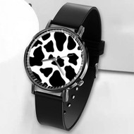 Onyourcases Cow Custom Watch Awesome Unisex Black Top Brand Classic Plastic Quartz Watch for Men Women Premium with Gift Box Watches