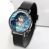Onyourcases Eren Yeager Attack on Titan The Final Season Custom Watch Awesome Unisex Black Top Brand Classic Plastic Quartz Watch for Men Women Premium with Gift Box Watches