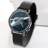 Onyourcases F 14 Tomcat Jet Fighter Custom Watch Awesome Unisex Black Top Brand Classic Plastic Quartz Watch for Men Women Premium with Gift Box Watches