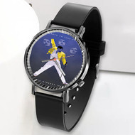 Onyourcases Freddie Mercury 1946 1991 Custom Watch Awesome Unisex Black Top Brand Classic Plastic Quartz Watch for Men Women Premium with Gift Box Watches