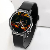 Onyourcases Guns N Roses Not In This Lifetime Custom Watch Awesome Unisex Black Top Brand Classic Plastic Quartz Watch for Men Women Premium with Gift Box Watches