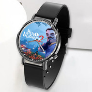 Onyourcases Hello Neighbor 2 Custom Watch Awesome Unisex Black Top Brand Classic Plastic Quartz Watch for Men Women Premium with Gift Box Watches
