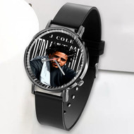 Onyourcases J Cole Hip Hop Custom Watch Awesome Unisex Black Top Brand Classic Plastic Quartz Watch for Men Women Premium with Gift Box Watches