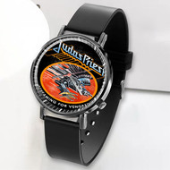 Onyourcases Judas Priest Screaming For Vengeance Custom Watch Awesome Unisex Black Top Brand Classic Plastic Quartz Watch for Men Women Premium with Gift Box Watches