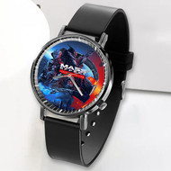 Onyourcases Mass Effect Legendary Edition Custom Watch Awesome Unisex Black Top Brand Classic Plastic Quartz Watch for Men Women Premium with Gift Box Watches