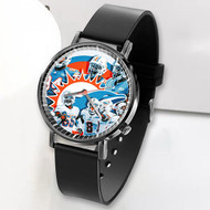 Onyourcases Miami Dolphins NFL 2022 Custom Watch Awesome Unisex Black Top Brand Classic Plastic Quartz Watch for Men Women Premium with Gift Box Watches