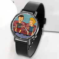 Onyourcases Mike Judge s Beavis and Butt Head Custom Watch Awesome Unisex Black Top Brand Classic Plastic Quartz Watch for Men Women Premium with Gift Box Watches