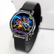 Onyourcases Minnesota Vikings NFL 2022 Custom Watch Awesome Unisex Black Top Brand Classic Plastic Quartz Watch for Men Women Premium with Gift Box Watches