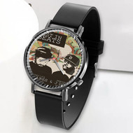 Onyourcases Nujabes and J Dilla Rest In Beats Custom Watch Awesome Unisex Black Top Brand Classic Plastic Quartz Watch for Men Women Premium with Gift Box Watches